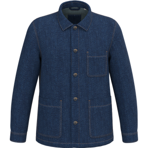 Eco-Friendly Unisex Dropped Shoulders Denim Jacket